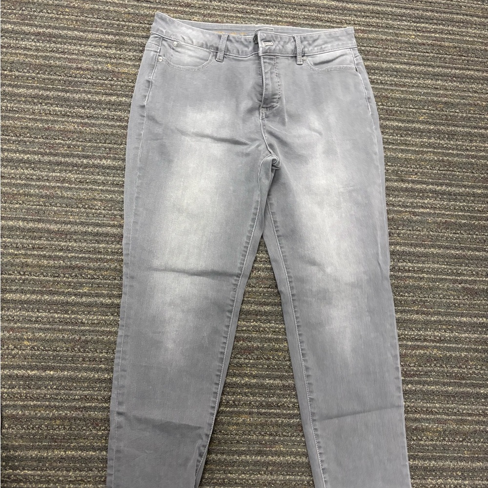 Talbots Women's Light Gray Straight Leg Jeans